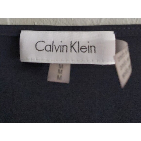 Calvin Klein Tops Blouse Women M,blue ,gothi,Elegant,Perfect To Office,Polyester - Picture 2 of 8